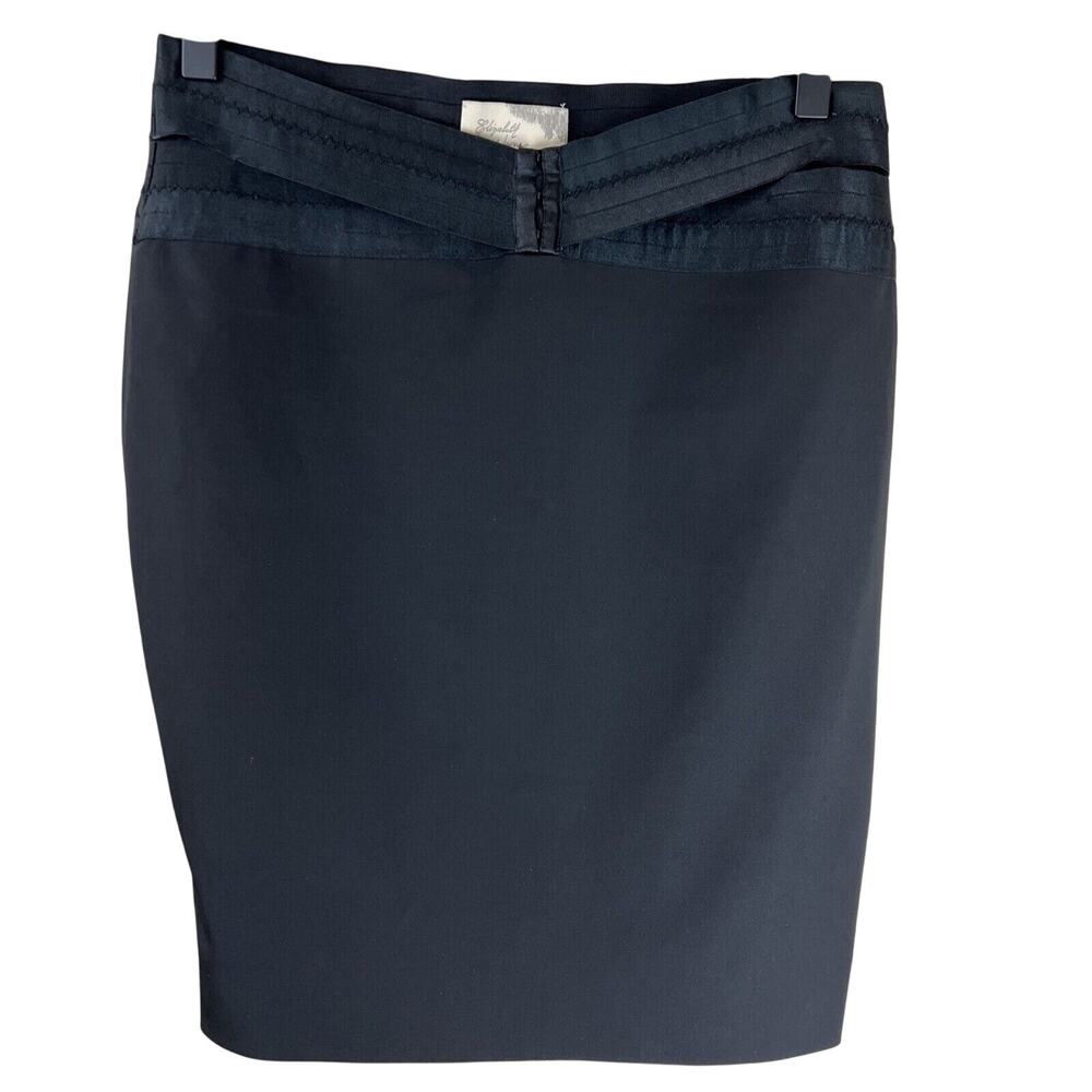 Elizabeth And James Pencil Skirt Women 4 Black Career Classic